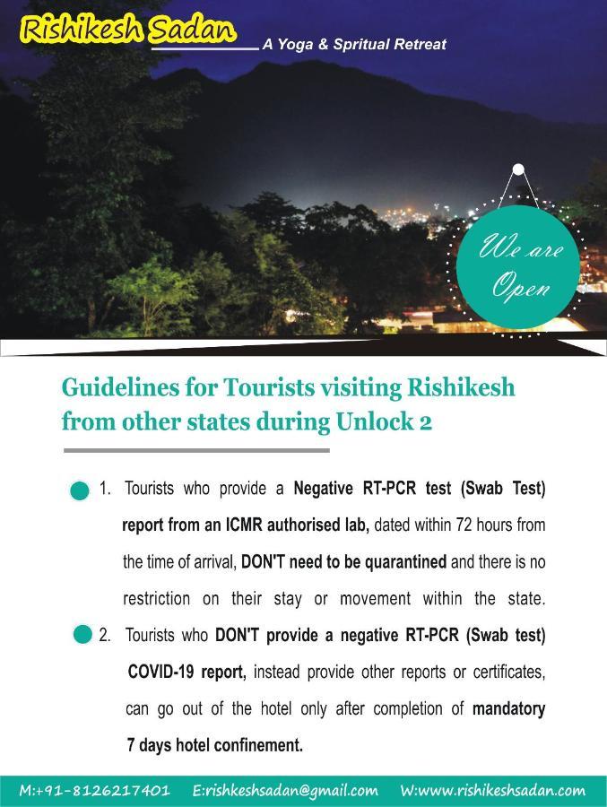 Hotel Rishikesh Sadan A Yoga & Spritual Retreat Tapovan Esterno foto